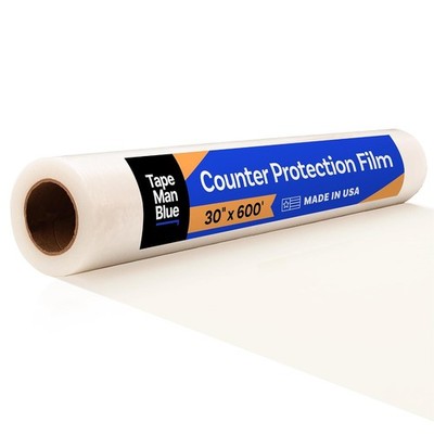 TapeManBlue Countertop Protection Film 30 x 600 ft Clear