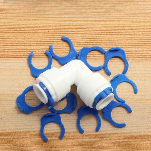 Abrazaderas de clips de bloqueo de 1/4" de 100 piezas para accesorios de filtro de agua de ósmosis inversa - Imagen 4 de 6