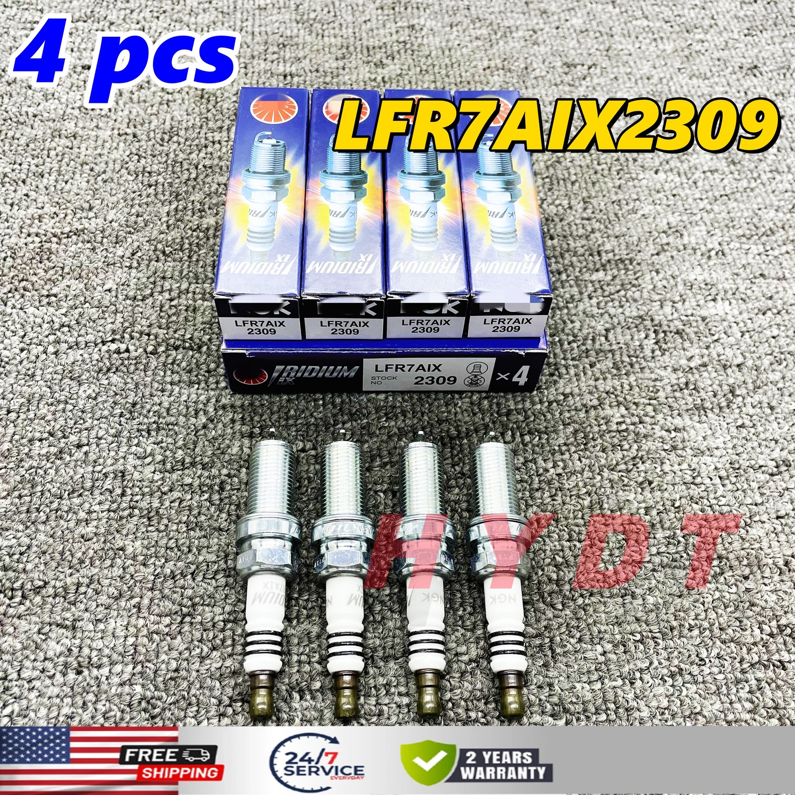 FOR NGK IRIDIUM IX SPARK PLUGS for HYUNDAI GENESIS COUPE 2010-13 ONE STEP COLDER