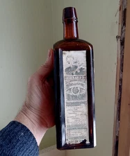 HIBBARD'S RHEUMATIC SYRUP RHEUMATIC SYRUP CO JACKSON,MICH 1880s EMB WITH LABELS