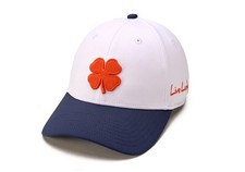 NEW Black Clover Live Lucky Premium Clover 173 White Fitted S/M Golf Hat