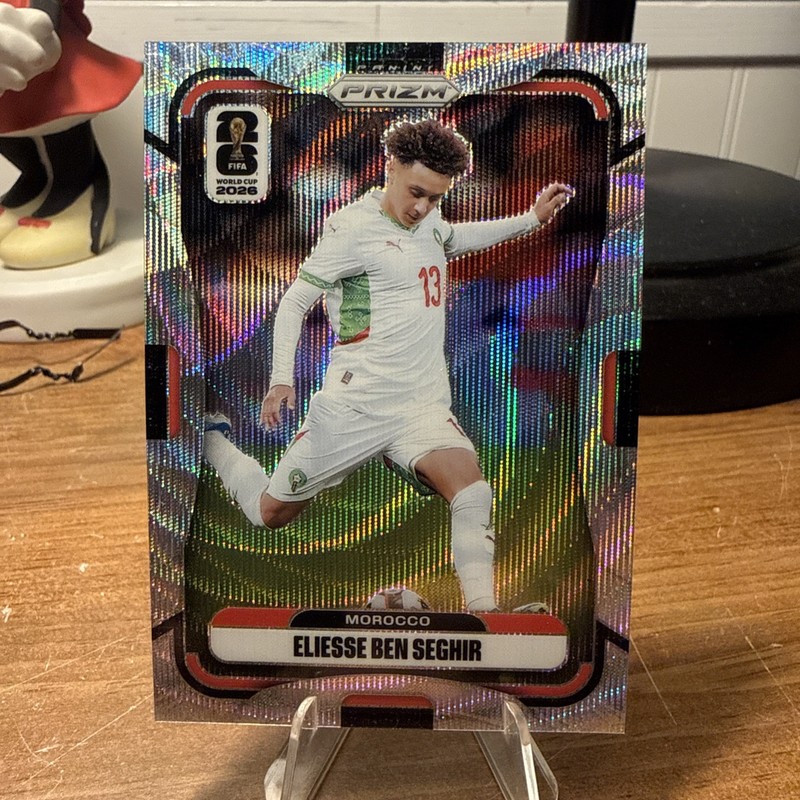 2026 Prizm FIFA World Cup World Cup Wave Prizm #303 Eliesse Ben Seghir, Morocco