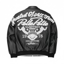 Pelle Pelle Black Leather Jacket Men’s Marc Buchanan 1978 Limited GOAT Premium 