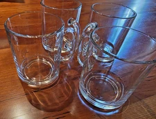 Vintage Glass Mugs with Handle - Tea - Coffee Cups - 15 - Buy The # You  Want