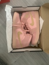 Jordan 1 Mid Se Coral Gold Sneakers UK Size 10