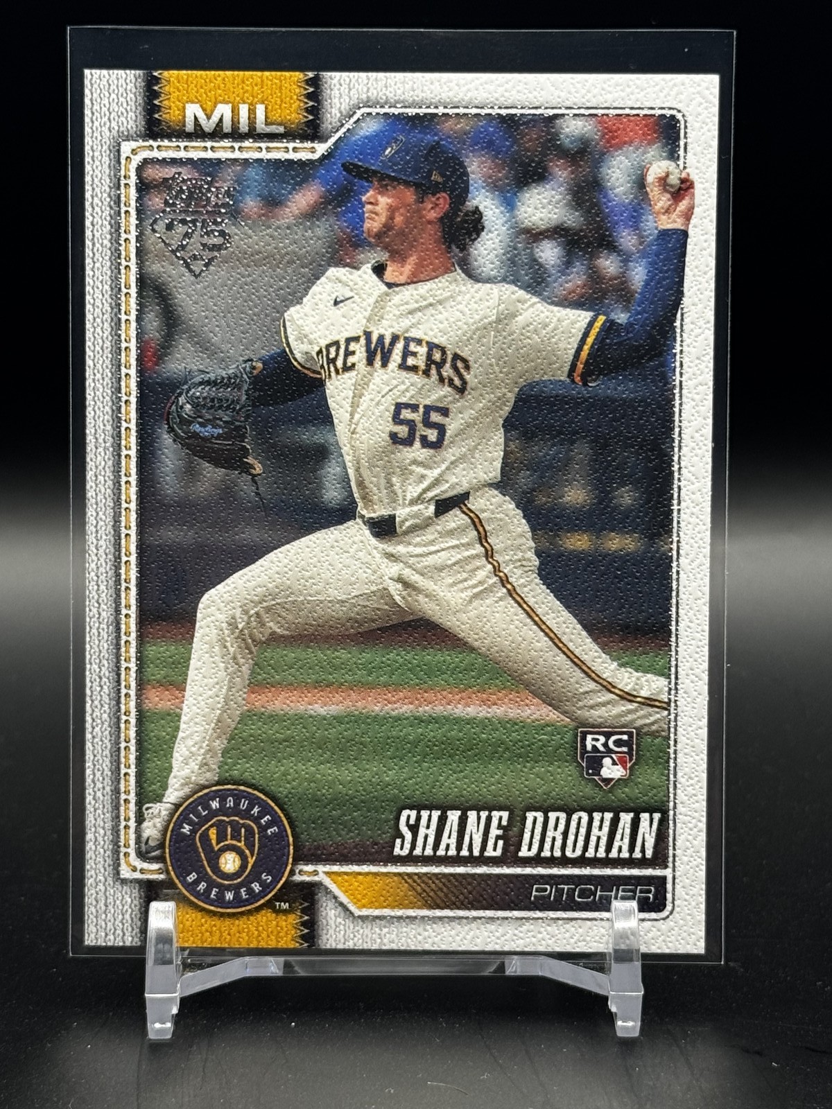 2026 Topps Update Series SHANE DROHAN US67 Canvas /50 Milwaukee Brewers RC