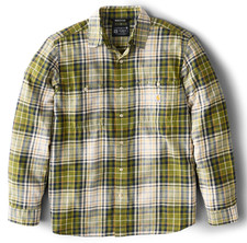 Carhartt Rugged Flex- Relaxed Fit Lightweight Long-Sleeve Plaid Shirt-SHIP FREE 