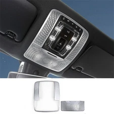 Steel Silver Car Reading Light Trim For Benz A B Class GLA GLB CLA GLE GLS 20-24