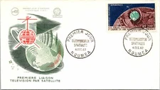 New Caledonia FDC 1962 - First Satellite Televesion Link - Noumea - F29929