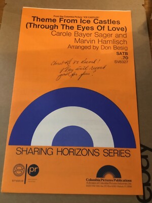Theme From Ice Castles Through The Eyes of Love sheet music, Melissa Manchester