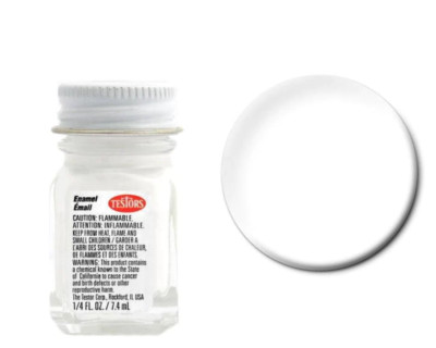 Testors 1145 Enamel Gloss White 1/4 oz