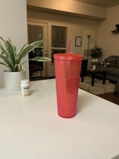 Starbucks 24 oz Iridescent Cold Cup - hot pink - rare