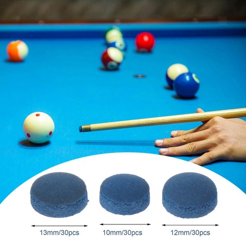 PATIKIL Embouts De Queue De Billard 12mm - Lot De 10 Embouts Cuir Marron Pour Snooker Et Billard