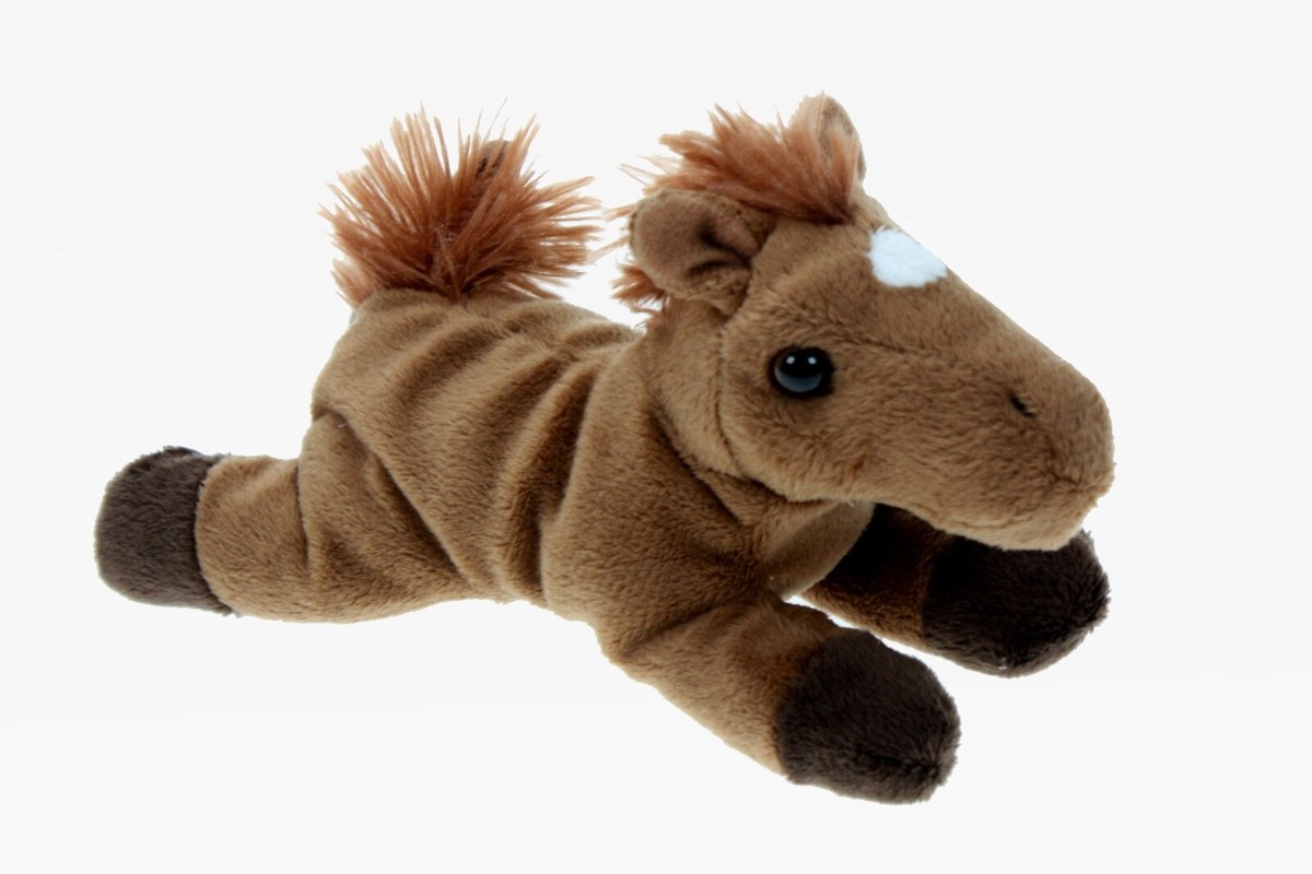 Cornelissen Plüschpferd Grau – Kuscheltier Aus Weichem Plüsch, 19 Cm, Waschbar