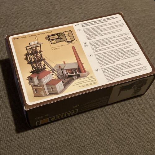 Faller Mine-Headgear Model HO B-945 Vintage West Germany BOX ONLY - Picture 5 of 9