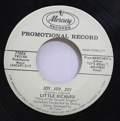 Hear! Northern Soul Schwarz Gospel 45 Little Richard - Joy / Hes Not Nur