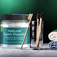 Natural Tooth Powder | Remineralizing Teeth Whitening Powder | Toothpaste Pow...