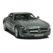 Brand New 5" Kinsmart Mercedes Benz SLS AMG Diecast Model Toy Car 1:36 GREY