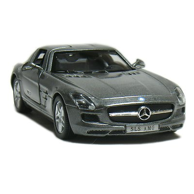 #ad Brand New 5quot; Kinsmart Mercedes Benz SLS AMG Diecast Model Toy Car 1:36 GREY $8.99