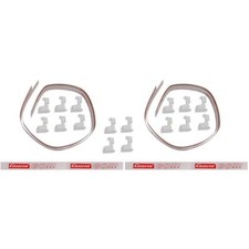 Carrera GO!!! / GO!!! Plus / Digital 143 Leitplanken Set weiß für Kurve 2/45°