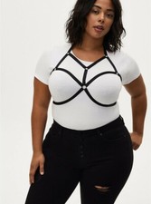 Torrid Black Strappy Harness ONLY NWT New 1/2