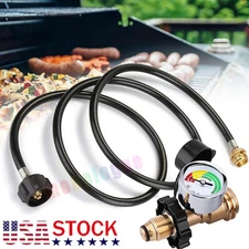 8FT Propane Adapter Hose LP Tank 1lb to 20lb Converter For QCC1 Type1 Gas Grill