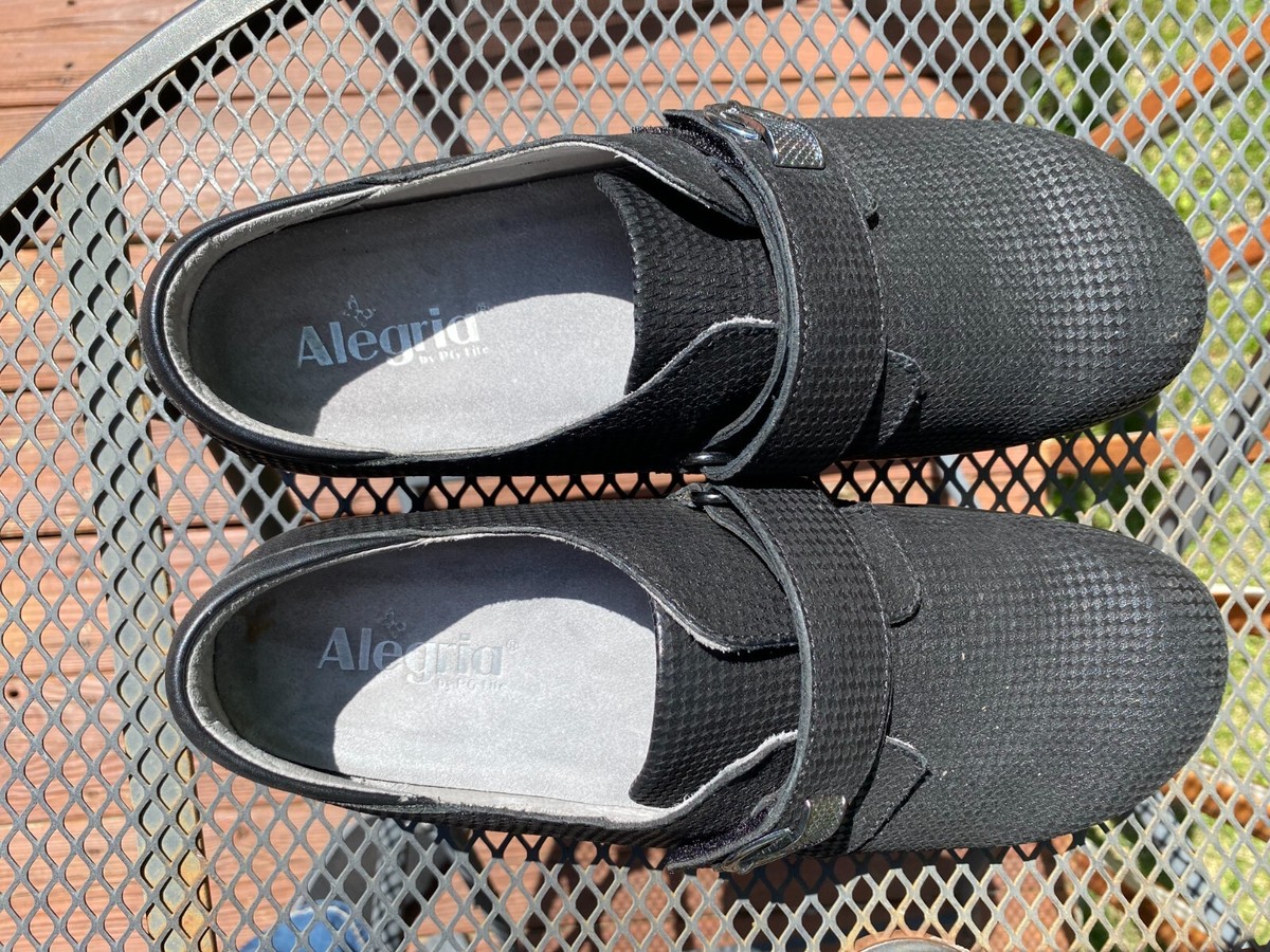 Alegria Joleen Mini Houndstooth Mary Jane size 38 JOL490 Alegria Joleen Houndstooth Mini Black Slip Resistant Shoe  main image 3