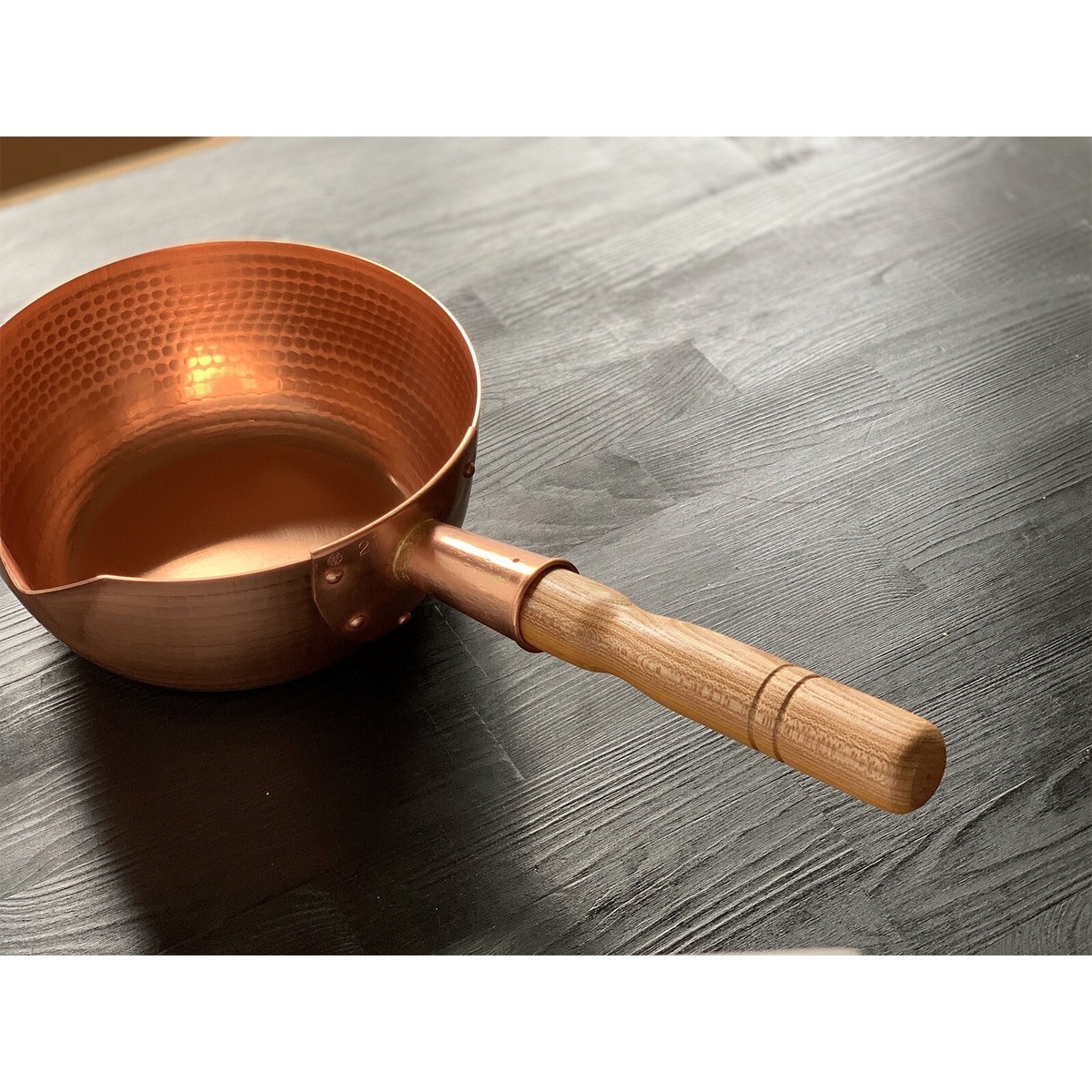 IIDAYA Original Pure Copper Yukihira Nabe Japanese Pot Pan Medium