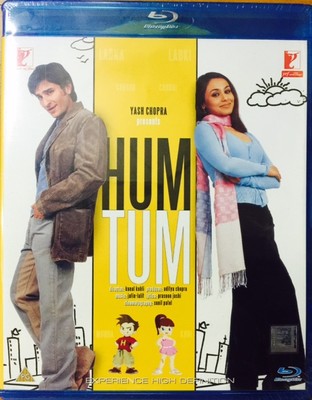 Hum Tum Blu-ray - Saif Ali Khan Rani Mukherji - Bollywood Movie Bluray