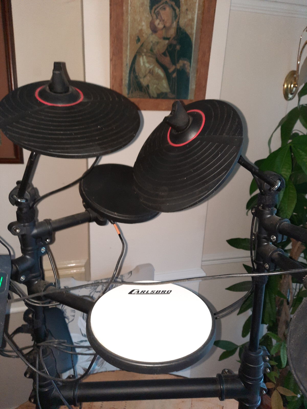 Carlsbro CSD100 Electronic Drum Kit Black used but in great condition