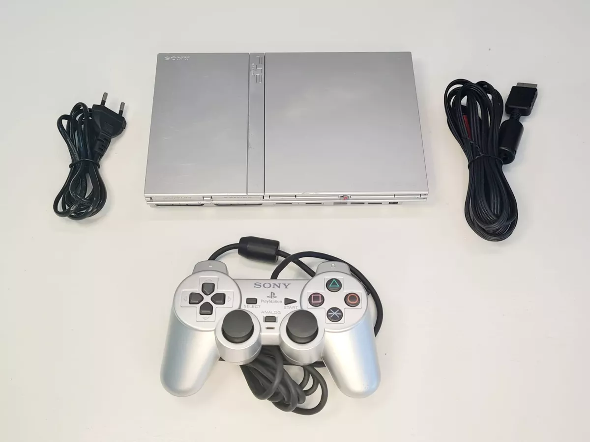 Sony PlayStation 2 PS2 Slim Console Complete w Original DualShock 2  Controller