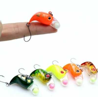 Mini Wobbler light Fishing Lure Bait Hartköder Kunstköder Angelköder 25mm 2,5g