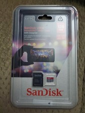 SanDisk Ultra microSDXC UHS-I Card 128 GB With Adapter-NEW-FACTORY SEALED