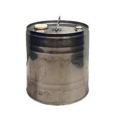 Used 5 Gallon Stainless Steel barrel drum closed head