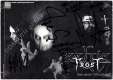 CELTIC FROST Photo FULLY SIGNED Thomas Gabriel Fischer Martin Eric Ain AUTOGRAPH