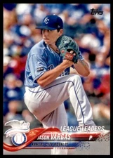 2018 TOPPS #327 JASON VARGAS KANSAS CITY ROYALS