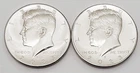 2023 P & D Kennedy Half Dollar Set (2 coins) AVE CIRCULATED **FREE SHIPPING**