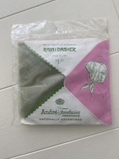 Andre Fantasies Originals Rain Dasher Green Broad Visor Ties Style 701 Vintage
