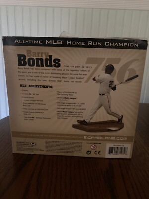 Barry Bonds 756 All time MLB home run champion collector's edition