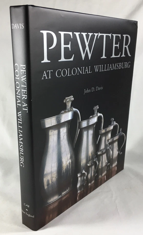 Antigua colección de metalería británica Williamsburg colonial de peltre inglés Foto 2 de 4