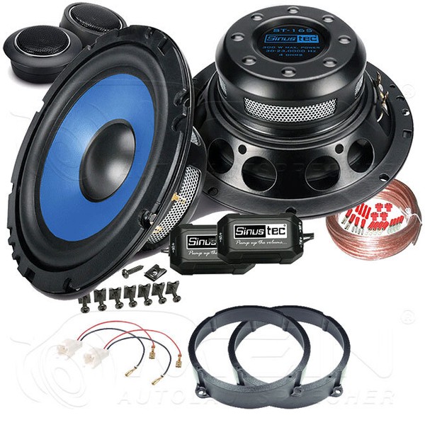 Sinustec Auto Lautsprecher FüR Alfa Romeo Brera 2005-2010 Front Vorn 300W #A4RI-image
