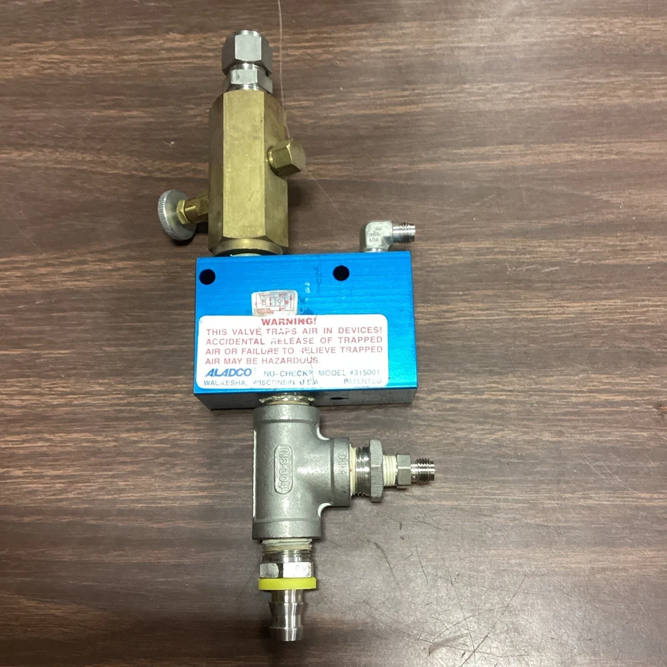 ALADCO 315001 NU-CHECK VÁLVULA DE RETENCIÓN NEUMÁTICA F6 Foto 3 de 4