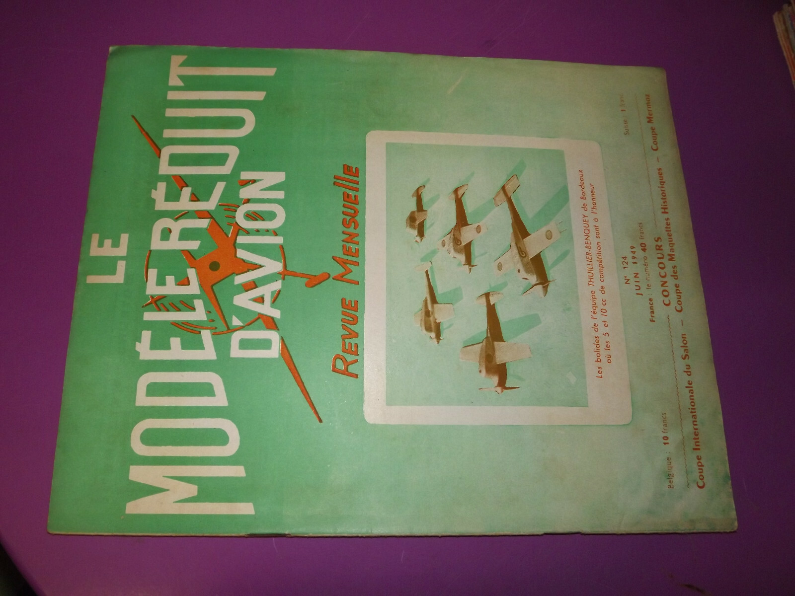 Revue MRA N°354 Avec Plan Encarté LincolnSport - Occasion - État BEG