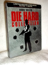Die Hard Collection (Blu-ray, 2015 STEELBOOK) Bruce Willis Bonnie Bedelia action