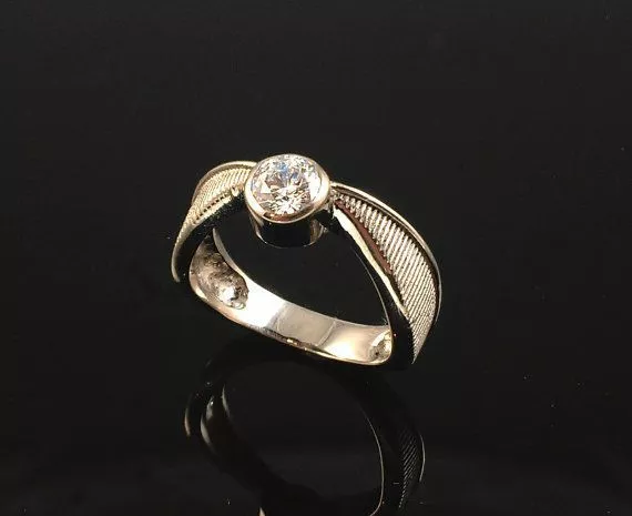 Alchemy House Harry Potter Golden Snitch Wedding Engagement Ring