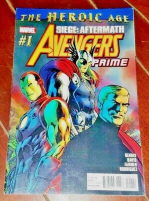 Avengers Prime: Siege - Aftermath #1, (2010, Marvel) The Heroic Age!
