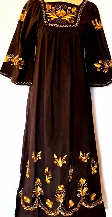 Cotton top peasant dress