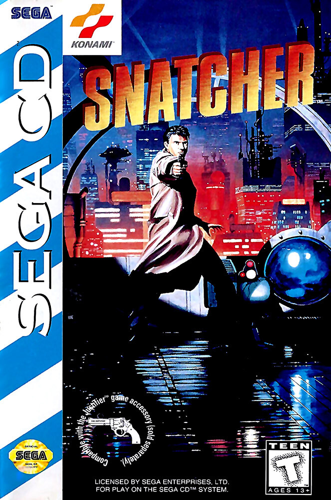 Snatcher Sega CD BOX ART Premium POSTER MADE IN USA - SCD011 | eBay