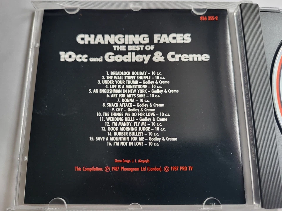 10cc / Godley & Creme – Changing Faces - The Best Of 10cc And Godley & Creme CD Foto 3 de 4