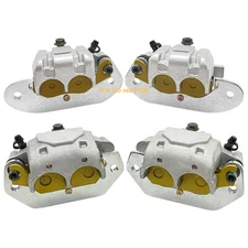 Front & Rear Brake Caliper With Pads for Yamaha Viking 700 VI YXC700 2015-2022